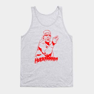 Hulkamania Yellow Retro Tank Top